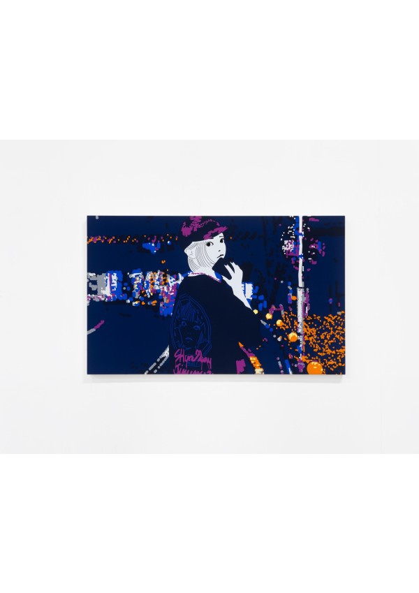Masato Yamaguchi In the wind 2024  90 x 146 cm Acrylic on canvas
